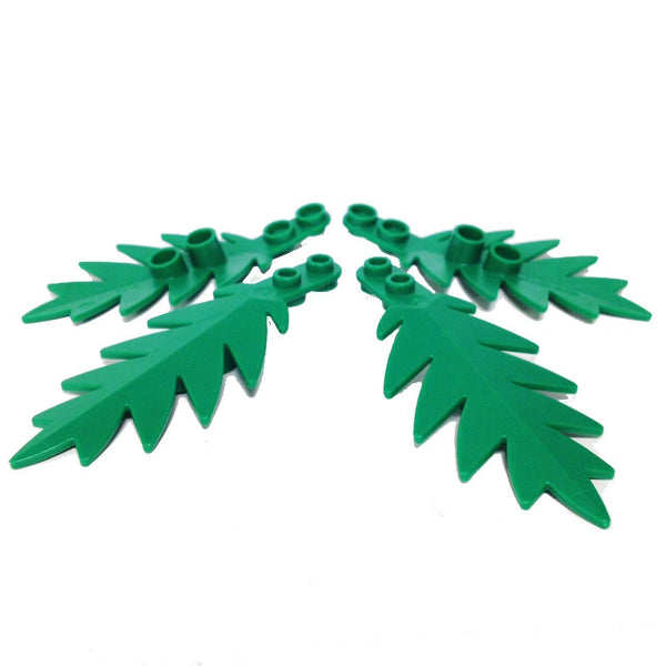 BRAND NEW* 25 Pieces Lego Plant GREEN SMALL PALM LEAF 8x3 6148