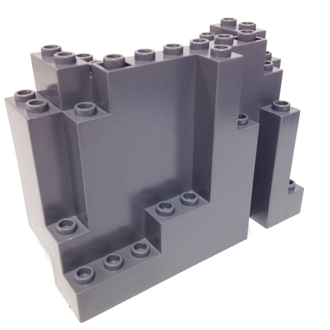 Lego Parts: Rock Panel Rectangular (BURP) (DBGray)