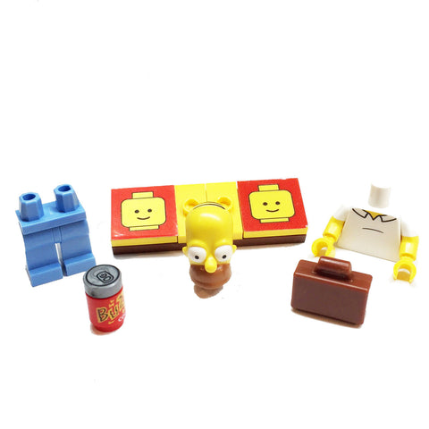 MinifigurePacks: Lego Simpsons Bundle (1) Homer Simpson Minifigure (1) –  Wholesale~BricksandFigs